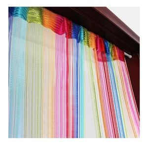 Rainbow string curtains
